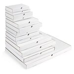 Boîte postale plate carton blanche avec fermeture adhésive raja 24x18x5 cm (lot de 50)