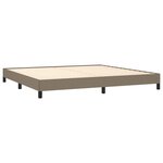 vidaXL Cadre de lit Taupe 200x200 cm Tissu