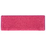 vidaXL Tapis d'escalier 15 Pièces 65x21x4 cm Rose