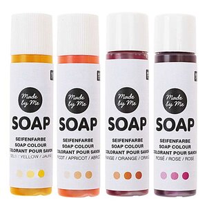 4 colorants 10 ml pour savon - Coucher de soleil