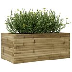 vidaXL Jardinière 110x60x46 cm bois de pin imprégné