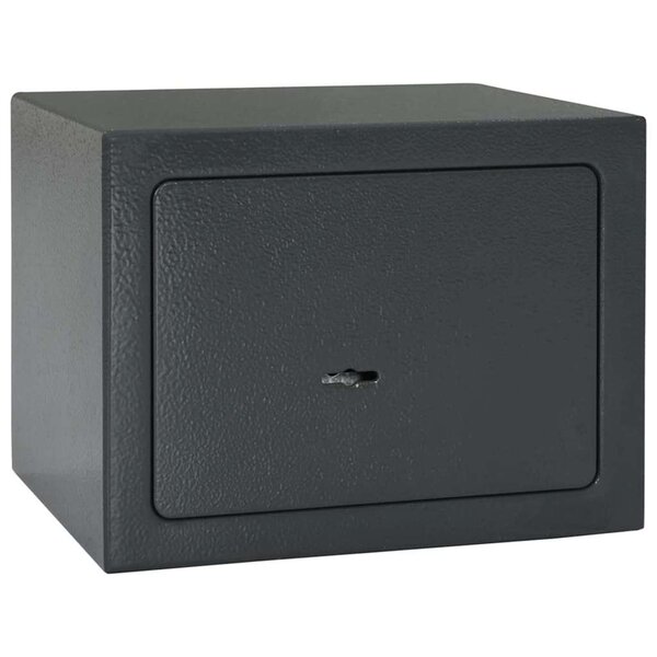 vidaXL Coffre-fort Gris foncé RAL7016 17 x 23 x 17 cm Acier