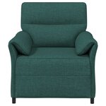 vidaXL Canapé 100  polyester  cadre en métal  MDF  Contreplaqué