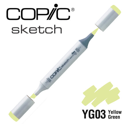 Marqueur à l'alcool Copic Sketch YG03 Yellow Green