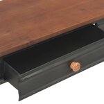 vidaXL Table console avec 2 tiroirs 120x30x75 cm Bois de sapin massif