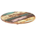 vidaXL Dessus de table rond 40 cm 25-27 mm Bois de récupération solide