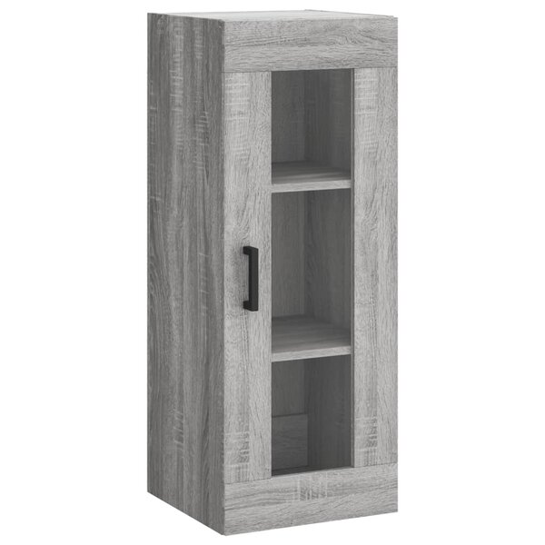 vidaXL Armoire murale sonoma gris 34 5x34x90 cm