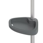 vidaXL Porte-serviette 47x280 cm aluminium