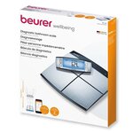 Beurer pèse-personne de diagnostic bf 105 noir et argenté