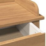 vidaXL Armoire à vin Panama 57x40x111 5 cm bois de pin massif