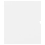 vidaXL Armoire d'évier Blanc 100x38 5x45 cm Bois d'ingénierie