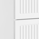vidaXL Cabinet de chevet Blanc brillant 43 x 34 5 x 47 5 cm