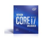 Intel core i7-10700k processeur 3 8 ghz 16 mo smart cache boîte