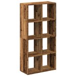 vidaXL Étagère séparatrice de pièce vieux bois 69 5x29x137 5 cm