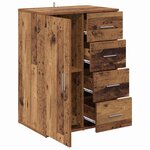 vidaXL Buffet Bois Ancien 59 x 39 x 80 cm Bois d'ingénierie