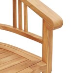 vidaXL Chaises de jardin 2 Pièces Marron 63 x 58 x 89 cm