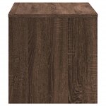 vidaXL Meuble TV chêne marron 120x40x40 cm bois d'ingénierie