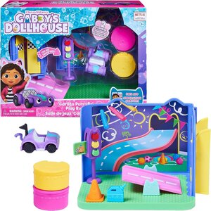 Spin Master 6064149 - Gabby's Dollhouse Playset Deluxe La Salle De Jeu Chabriolette