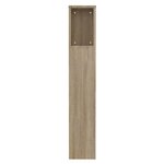 vidaXL Armoire de tête de lit Chêne sonoma 100x18 5x102 5 cm