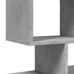 vidaXL Étagère séparatrice de pièce gris béton 92x29x112 cm