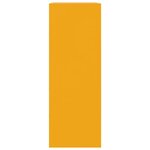 vidaXL Buffet jaune moutarde 67x39x107 cm acier