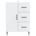 vidaXL Buffet Blanc 66 x 34 5 x 89 5 cm Bois d'ingénierie
