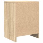 vidaXL Meuble TV chêne sonoma 40x35x54 cm bois d'ingénierie