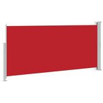 vidaXL Auvent latéral rétractable 140 x 300 cm Rouge