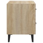 vidaXL Table de chevet Chêne sonoma 40x35x47 5 cm