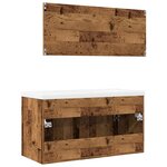 vidaXL Ensemble de meubles salle de bain 3 Pièces bois d'ingénierie