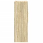 vidaXL Buffet haut chêne sonoma 45x42 5x124 cm bois d'ingénierie