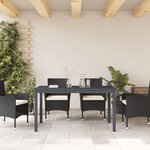 vidaXL Table d'Extension Anthracite 180 x 80 x 76 cm Acier