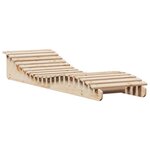 vidaXL Chaises longues lot de 2 205x60x31 5cm bois massif de pin