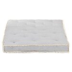 vidaXL Coussin de canapé palette Gris 120x80x10 cm