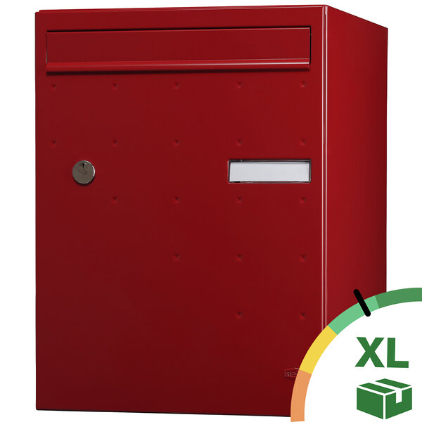 Boite à colis atout 1 porte rouge ral 3004 b