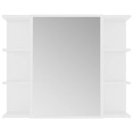 vidaXL Ensemble de meubles de bain 3 Pièces Blanc Bois d'ingénierie