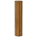 vidaXL Tapis rectangulaire marron 100x300 cm bambou