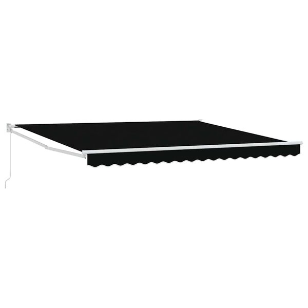 vidaXL Auvent rétractable Noir 400 × 300 cm