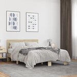 vidaXL Cadre de lit sans matelas chêne sonoma 135x190 cm