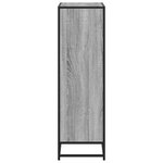 vidaXL Bibliothèque sonoma gris 65 5x33x107 5 cm bois d'ingénierie