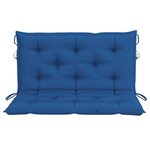 vidaXL Balancelle 2 places feuilles de palmier et coussin 202cm Bambou