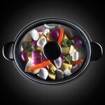 Russell hobbs mijoteuse cook@home avec casserole chauffante 3 5 l