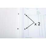 Manifold Factures 21x13 5cm 50 Feuillets Triple Autocopiant Billingue - Blanc - X 10 - Exacompta