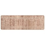 vidaXL Coureur de Tapis MARSA Blanc 50 x 150 cm Polyester et PVC