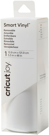 Cricut Joy : Rouleau Vinyle Amovible Blanc mat 13 9x121 9 cm