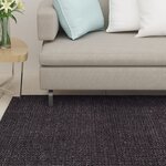 vidaXL Tapis Sisal naturel 80x350 cm Noir