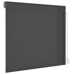 vidaXL Volet roulant aluminium 160x150 cm anthracite