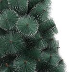 vidaXL Sapin de Noël artificiel avec support Vert 210 cm PET