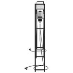 vidaXL Tête de lit de rangement Sonoma gris 200 cm Bois d'ingénierie