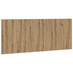 vidaXL Tête de lit chêne artisanal 200x1 5x80 cm bois d'ingénierie